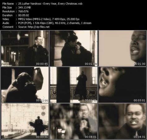 Luther Vandross - Every Year, Every Christmas - Download Music Video ...