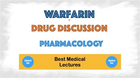 Warfarin 5mg tablet Pharmacology - side effects, uses, contraindications - YouTube