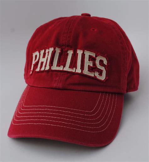 PHILADELPHIA PHILLIES One Size Fits All Baseball Cap with Stylish Frayed Script | Phillies ...