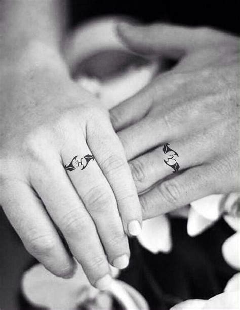 Ring Finger Infinity Couple Tattoo. #coupletattoos | Ring tattoo ...