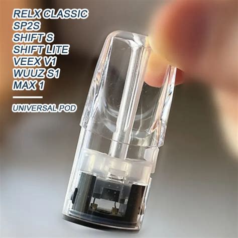 Empty Pods Universal Vaper Accessories Relx Classic Shift Lite Shift S Wuuz S1 Veex V1 Max 1 ...