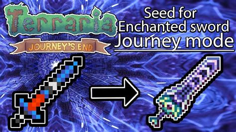 Terraria 1.4.0.5. Enchanted Sword Shrine Seed [Journey Mode] - YouTube