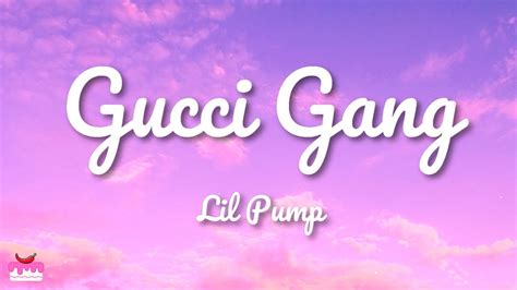 Lil Pump - Gucci Gang (Lyrics) - YouTube