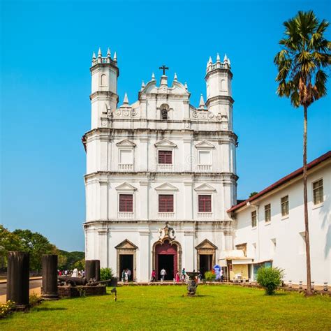 Catholic church in Old Goa stock photo. Image of building - 278906552