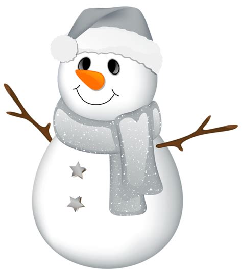 Transparent Snowman with Grey Hat Clipart | Gallery Yopriceville - High ...