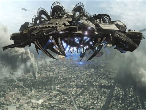 Alien Mothership from Skyline, 2010. | Star wars ships design, Sea ...