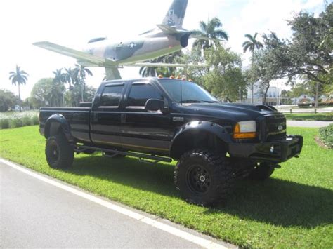 2000 FORD F350 LIFTED POWER STROKE DIESEL 4X4 LOW MILES LEATHER ...