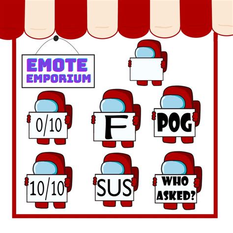 Among Us Emotes Template Among Us, Emote, Twitch, Twitch Emotes ...