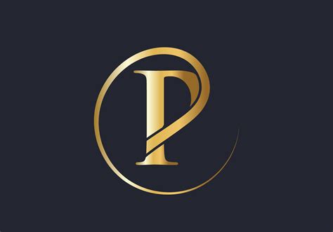 Luxury Letter P Logo. P Logotype For Elegant and Stylish Fashion Symbol ...