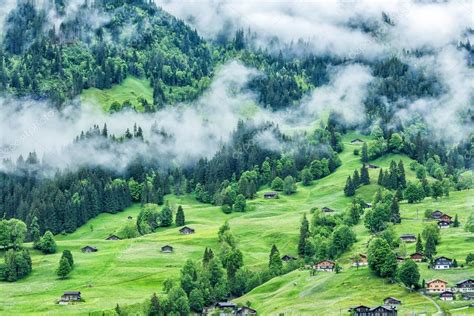 Grindelwald village in Switzerland — Stock Photo © kawing921 #126317394