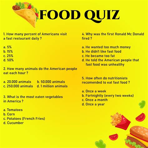 Food Safety Quiz Questions And Answers Printable Safety Quiz