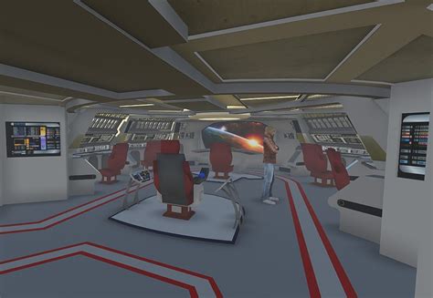 ArtStation - Star Trek Defiant Ship Interior model