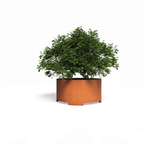Corten Steel Circum Planters With Feet by Adezz | FloraSelect