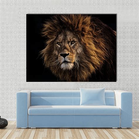 Majestic Male Lion 1, 2, 3, 4 & 5 Piece Animal Canvas Wall Art Decor P – Buy Canvas Wall Art ...