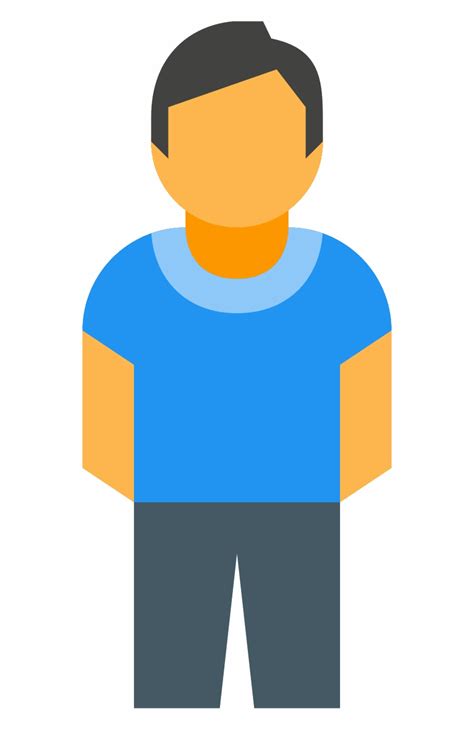 Person Vector Png Full Body Person Icon - Clip Art Library