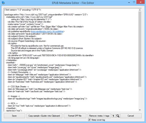 Download EPub Metadata Editor 1.6.9