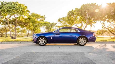 Rent Rolls Royce Wraith 2018 Blue in Miami - Pugachev Luxury Car Rental