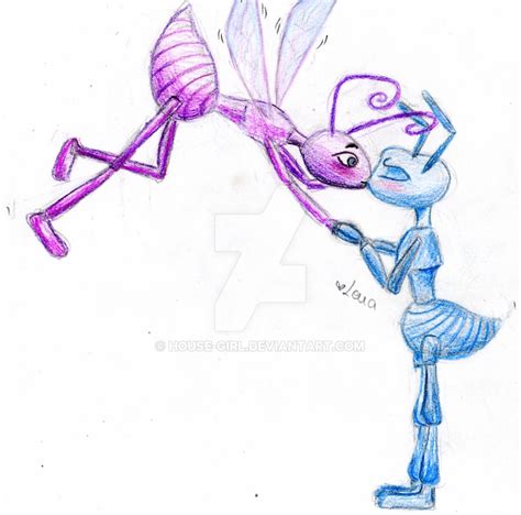 Flik and Atta by House-Girl on DeviantArt