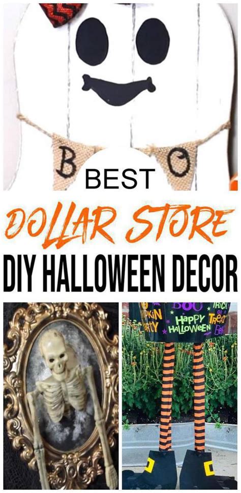 DIY Dollar Store Halloween Decorations – Ideas & Hacks - Cheap & Easy Outdoor – Indoor – DIY ...