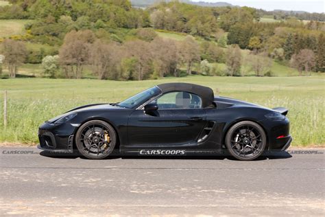 2024 Porsche 718 Boxster Spyder RS Spotted Again Borrowing Heavily From ...