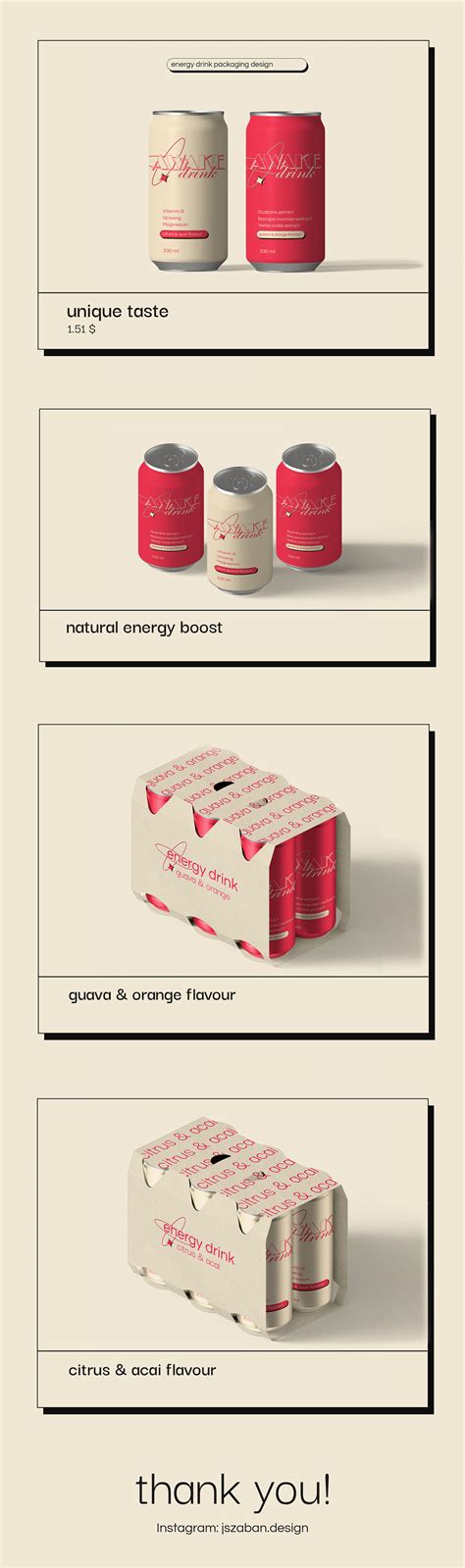 Can packaging design on Behance