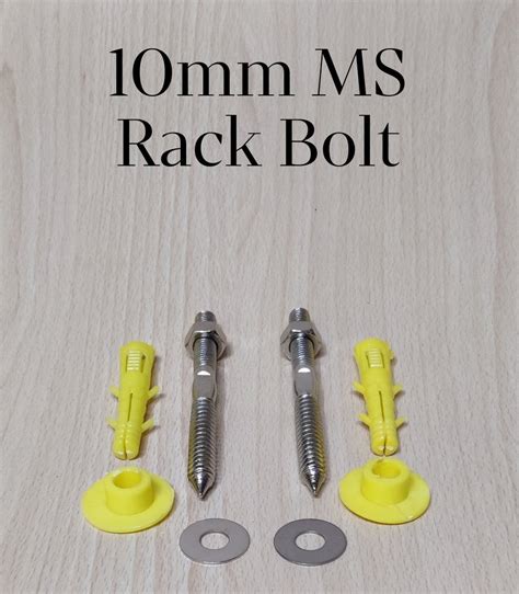 MS And SS Rack Bolt Screw, Bolt Size: 6 inch, Size: 10mm And 16mm at ...