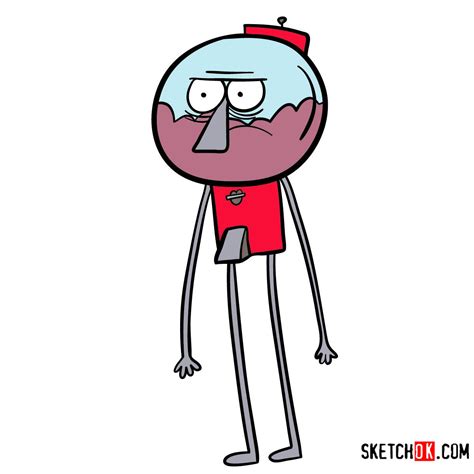 How to draw Regular Show characters - SketchOk