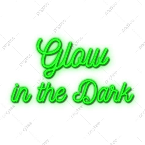 Glow Effect White Transparent, Glow In The Dark Text Effect, Noen Psd, Light, Green PNG Image ...