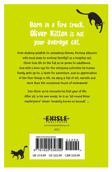 Oliver Kitten’s Diary - Exisle Publishing