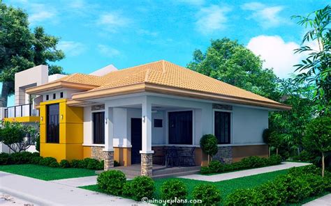 Modern Bungalow House With 3D Floor Plans And Firewall | Engineering Discoveries