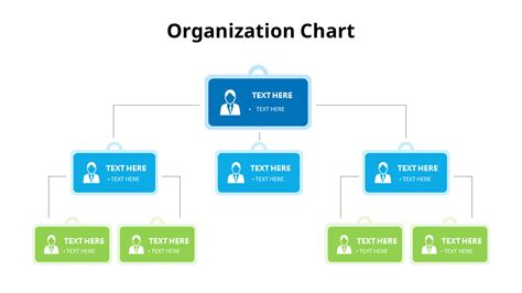 Hierarchy Chart powerpoint animation template|Diagram