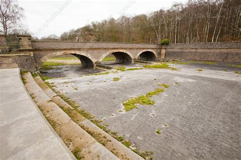 Swithland Reservoir overflow, UK - Stock Image - C029/1984 - Science ...