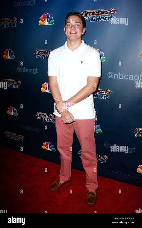 New York, USA. 30th July, 2014. Singer Jaycob Curlee attends the 'America's Got Talent' post ...