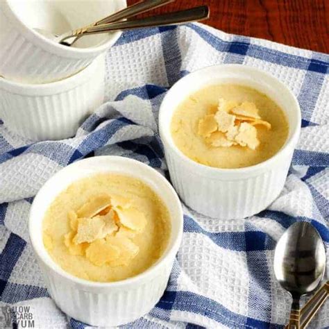 Creamy Keto Coconut Pudding Recipe - Low Carb Yum