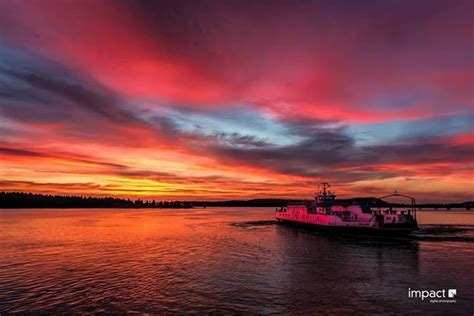 Gabriola Ferry Sailing into Sunset. Mike Thompson. Impact Digital Photography. www.facebook.com ...