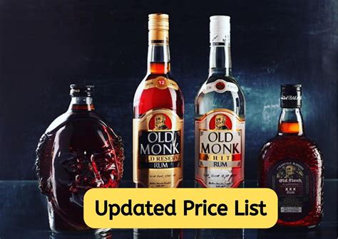 (Updated List) Old Monk Rum Price in India in 2023