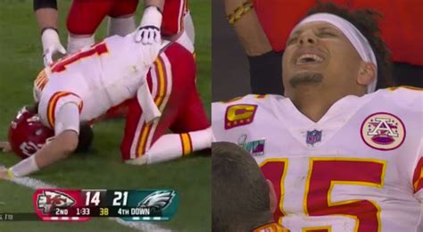 Patrick Mahomes Winces In Extreme Pain After Injury To Ankle