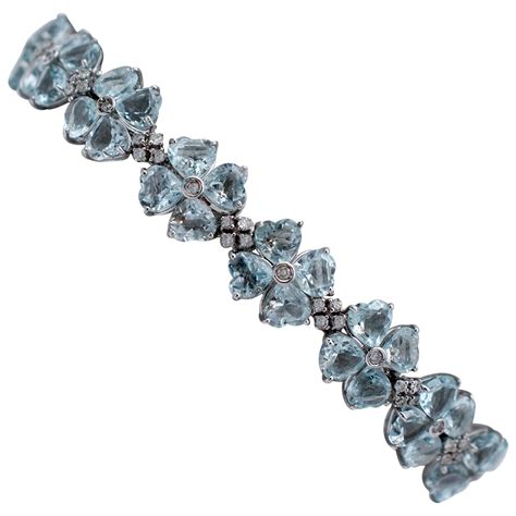 Aggregate 80+ antique aquamarine bracelet super hot - POPPY