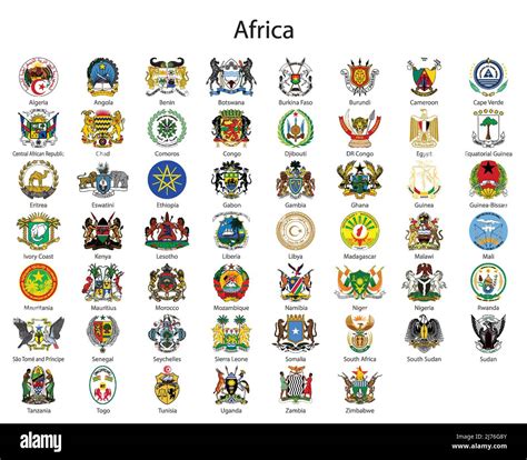 Namibia coat of arms Cut Out Stock Images & Pictures - Alamy