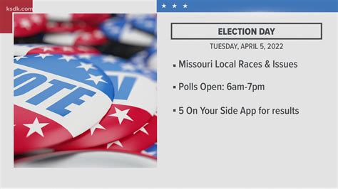 Local elections in Missouri: April 5, 2022 | ksdk.com