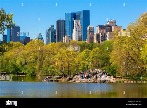 New York City, Skyline from central Park Stock Photo - Alamy