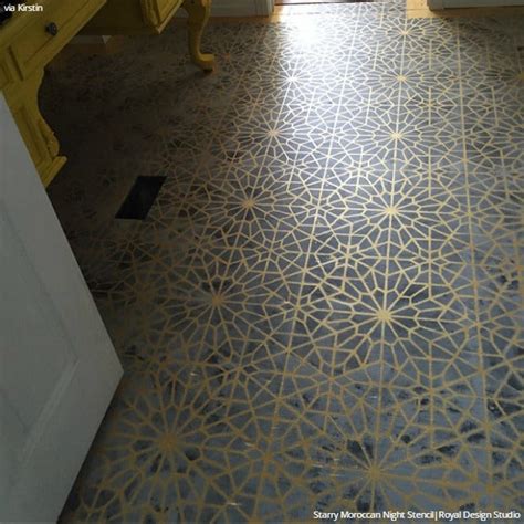 Make Old Floors New & Fabulous with Floor Stencils | Royal Design ...