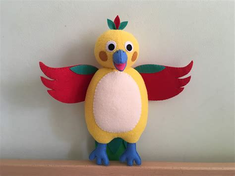 Tropical Bird Plush Toy - Etsy India