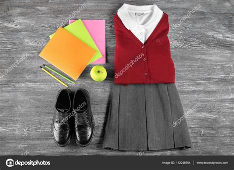 School uniform and accessories Stock Photo by ©belchonock 132246564