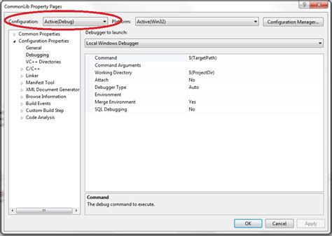 .net - In Visual Studio project properties, how to make "All Configurations" selected by default ...