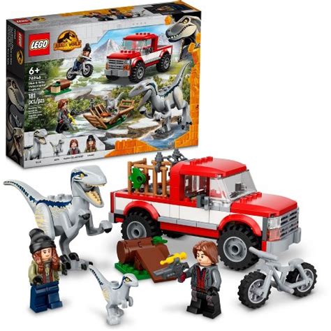 Lego Jurassic World Blue & Beta Velociraptor Capture Toy 76946 : Target