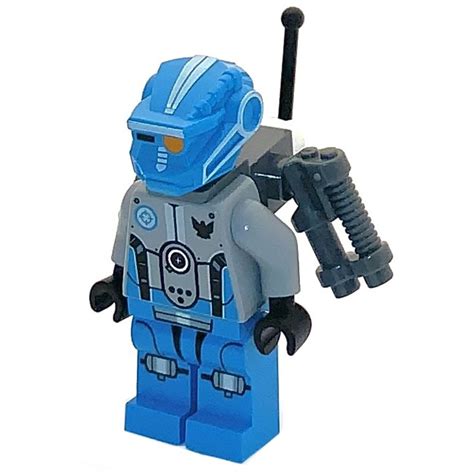 LEGO Dark Azure Robot Sidekick with Jet Pack Minifigure Inventory | Brick Owl - LEGO Marketplace