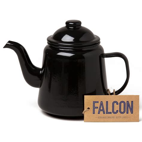 Enamel teapot, made by Falcon Enamelware and available from le petit jardin