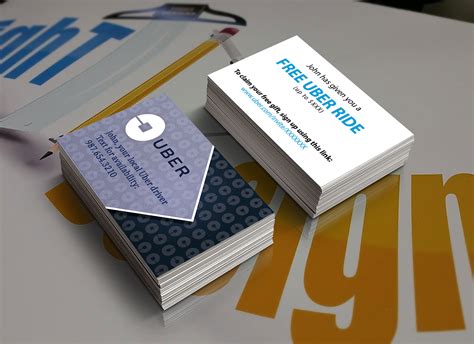 Uber Business Cards - Tight Designs & Printing Service of Florida