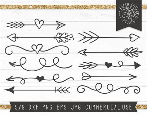 Heart SVG Doodles Valentine SVG Arrows Heart Arrow SVG - Etsy Canada